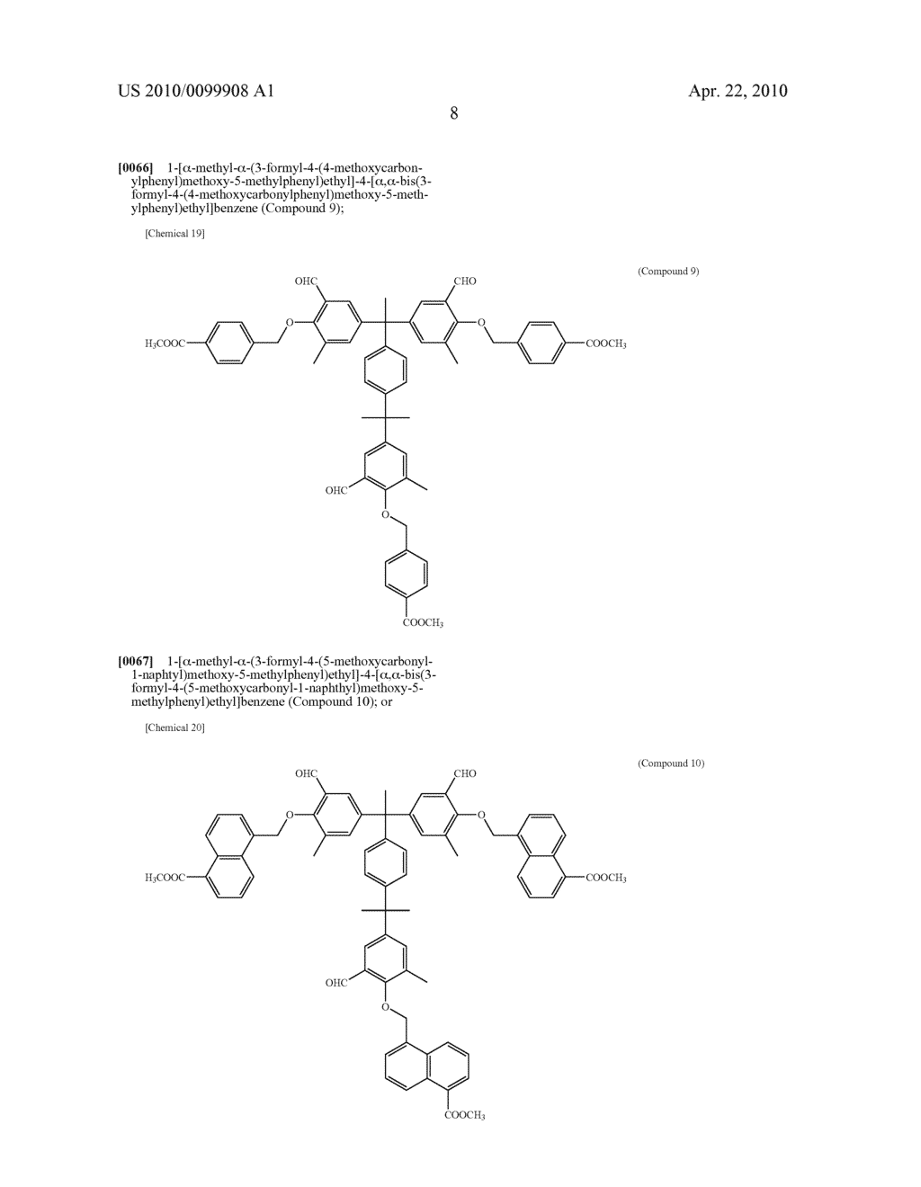 TRIS(FORMYLPHENYL) AND NEW POLYNUCLEAR POLYPHENOL DERIVED THEREFROM - diagram, schematic, and image 09