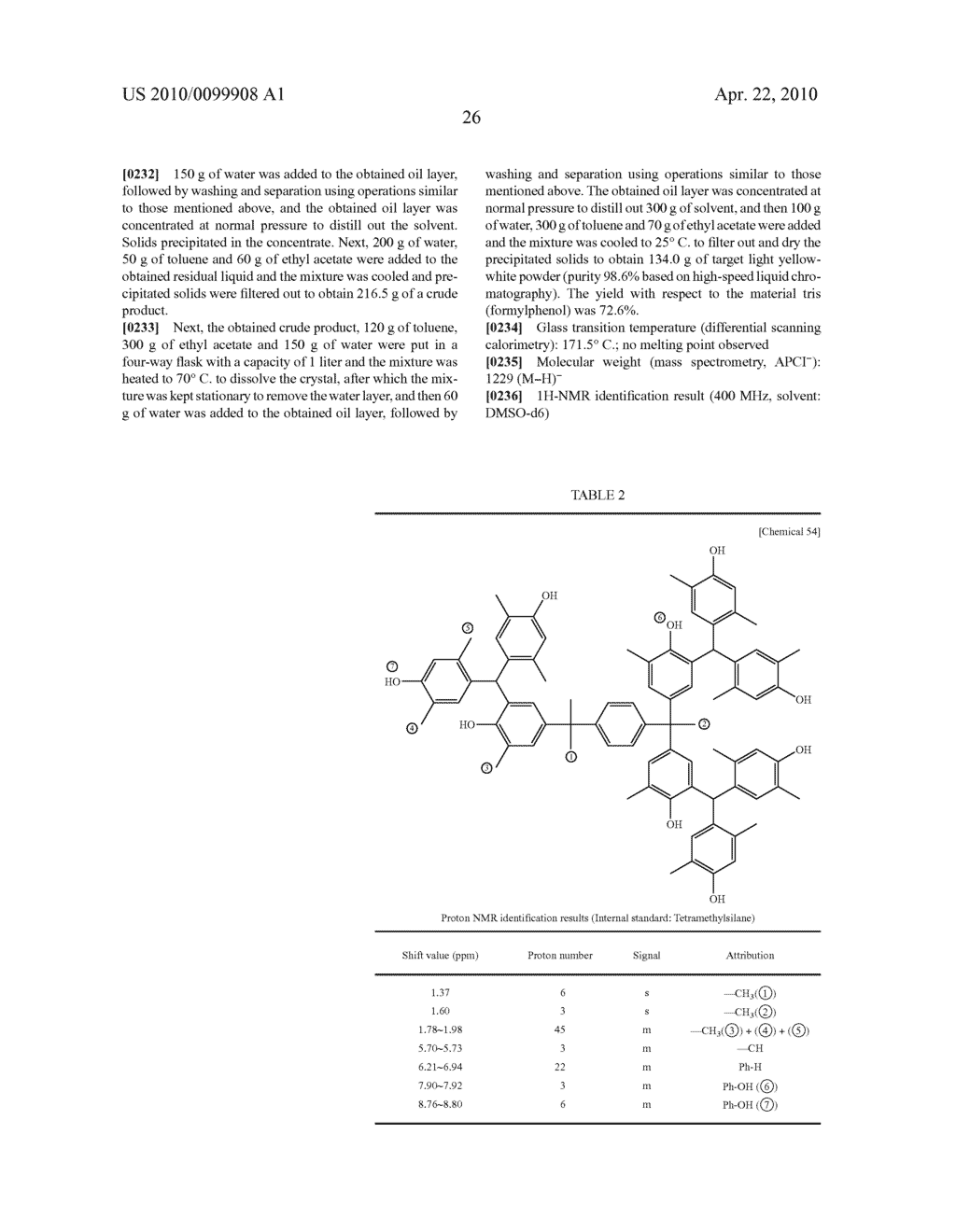 TRIS(FORMYLPHENYL) AND NEW POLYNUCLEAR POLYPHENOL DERIVED THEREFROM - diagram, schematic, and image 27