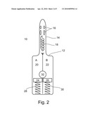 FECAL INCONTINENCE DEVICE, KIT AND METHOD diagram and image