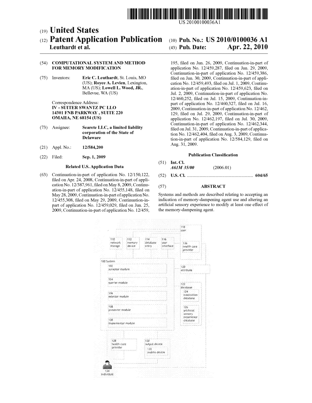 Computational System and Method for Memory Modification - diagram, schematic, and image 01