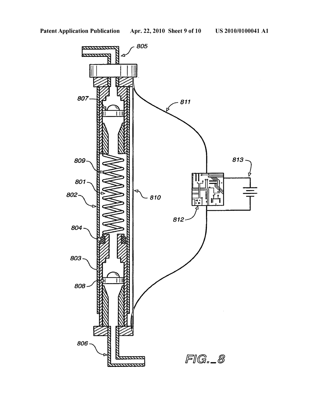 Device and Method Employing Shape Memory Alloy - diagram, schematic, and image 10