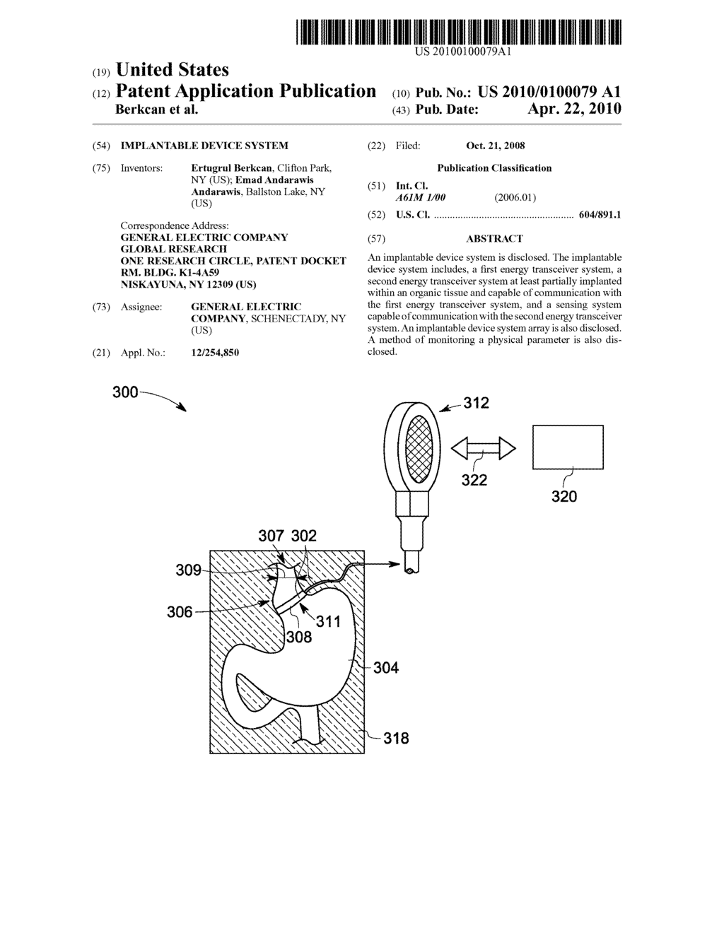 IMPLANTABLE DEVICE SYSTEM - diagram, schematic, and image 01