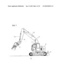 Safety Device For Hydraulic Working Machine diagram and image