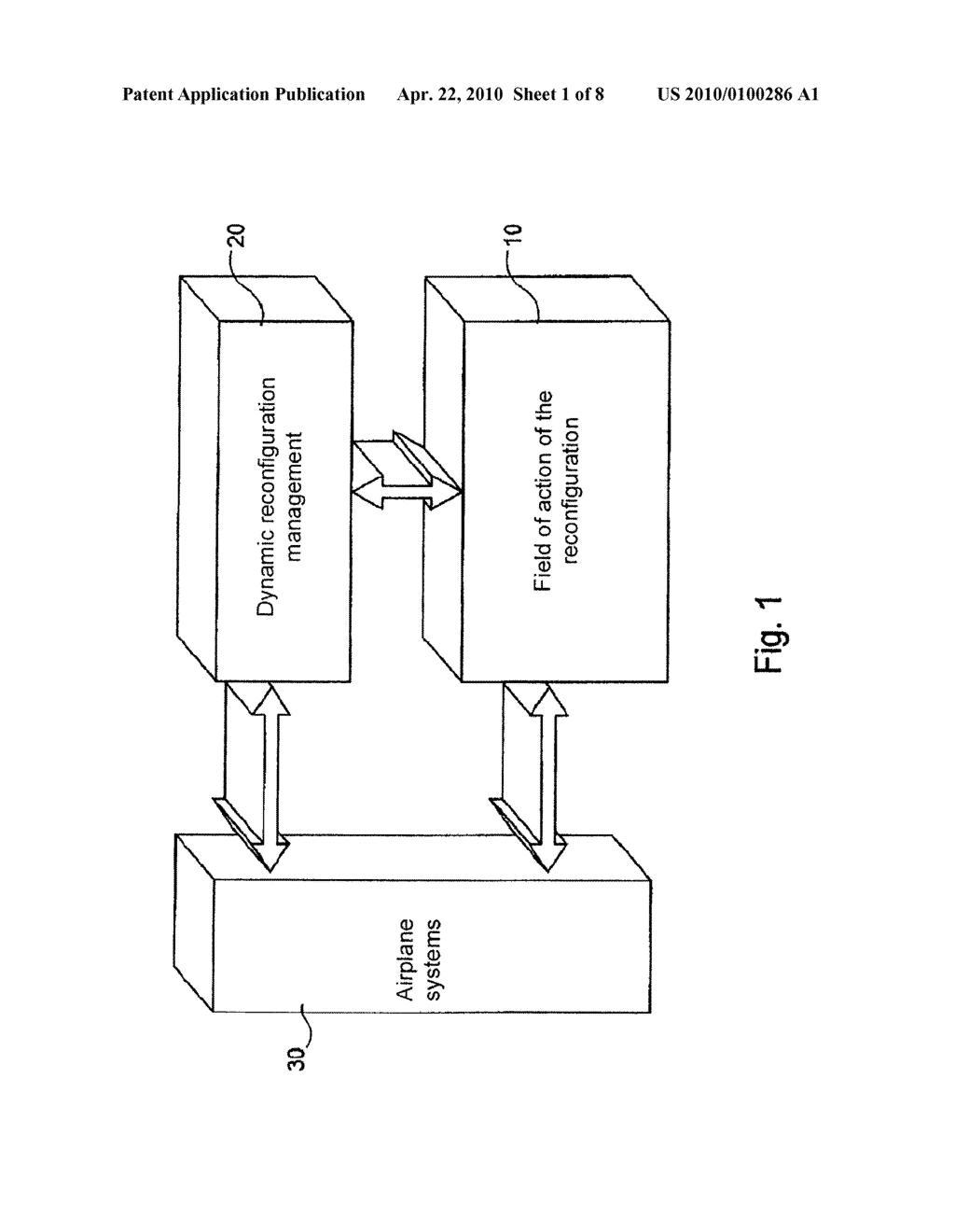 ON-BOARD AERONAUTICAL SYSTEM WITH DYNAMIC RECONFIGURATION, ASSOCIATED METHOD AND AIRCRAFT CARRYING SUCH A SYSTEM - diagram, schematic, and image 02