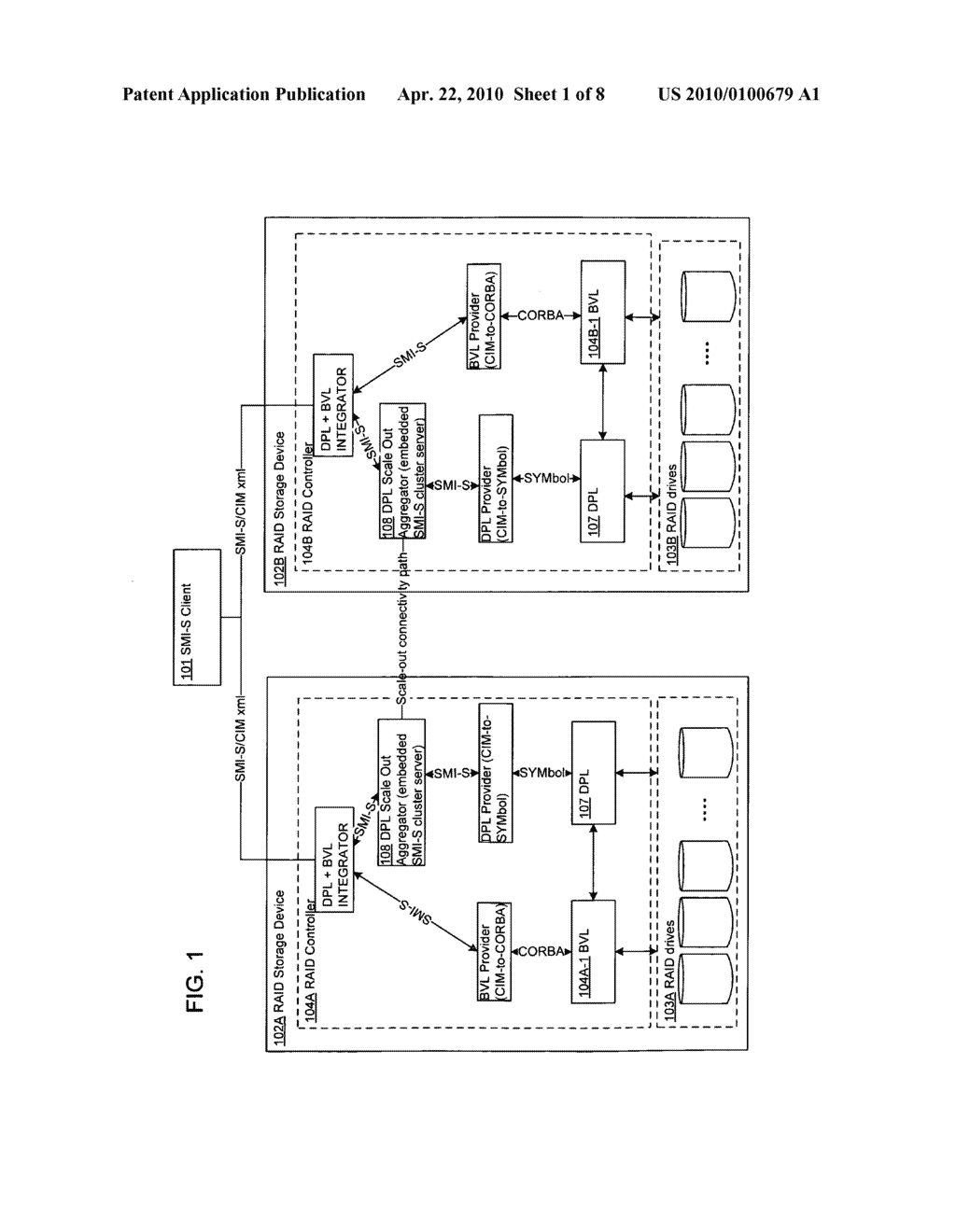 Embedded scale-out aggregator for storage array controllers - diagram, schematic, and image 02