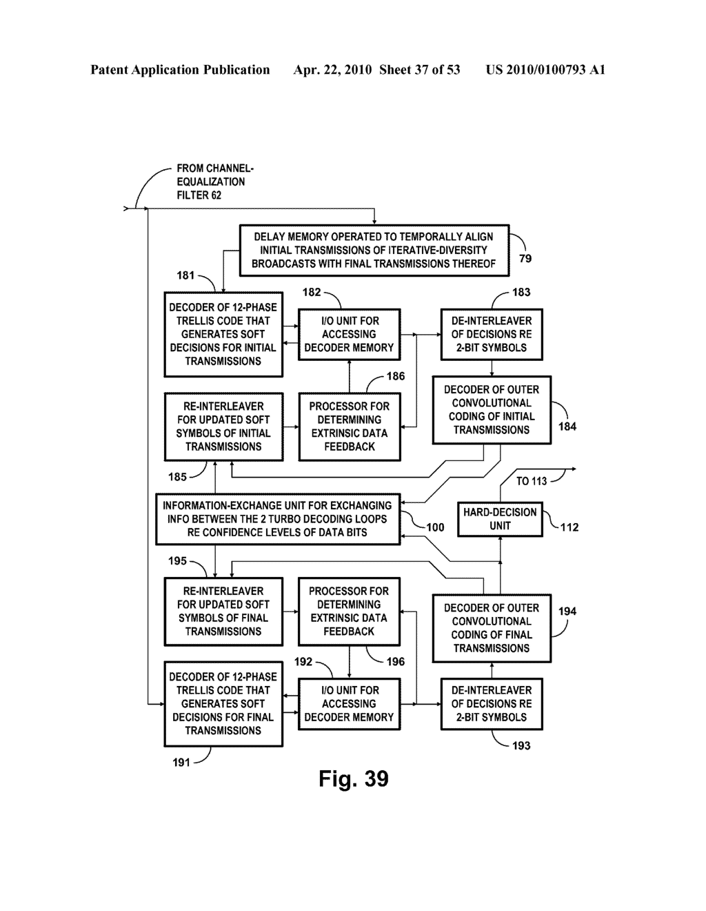 DIGITAL TELEVISION SYSTEMS EMPLOYING CONCATENATED CONVOLUTIONAL CODED DATA - diagram, schematic, and image 38