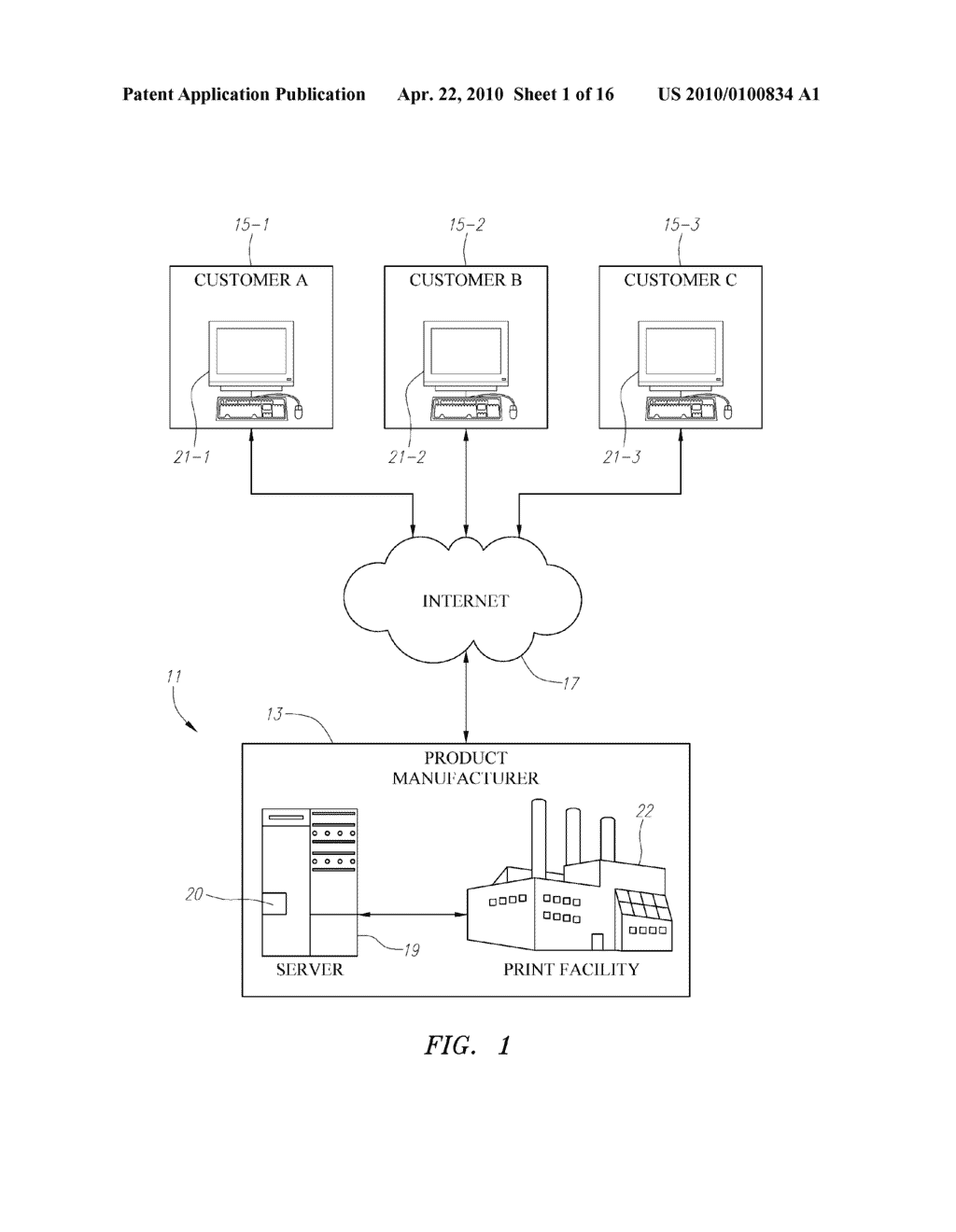 SYSTEM AND METHOD OF ONLINE CUSTOM DESIGN OF PRINTED OFFICE PRODUCTS - diagram, schematic, and image 02