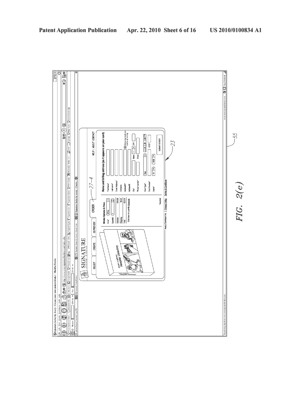 SYSTEM AND METHOD OF ONLINE CUSTOM DESIGN OF PRINTED OFFICE PRODUCTS - diagram, schematic, and image 07