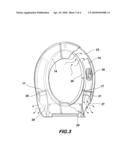 DEODORIZING TOILET SEAT diagram and image