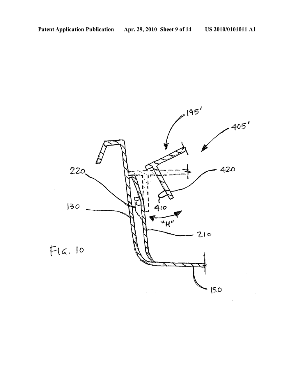 Reconfigurable Tub Assembly - diagram, schematic, and image 10