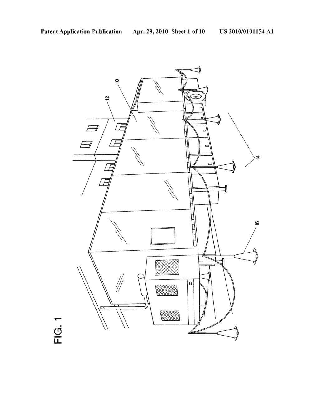 Pre-engineered building for an integral mobile imaging unit - diagram, schematic, and image 02