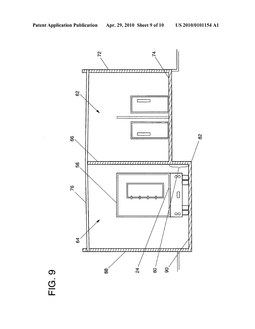 Pre-engineered building for an integral mobile imaging unit - diagram, schematic, and image 10