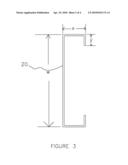 EXTRA STRENGTH BACKING STUD HAVING NOTCHED FLANGES diagram and image