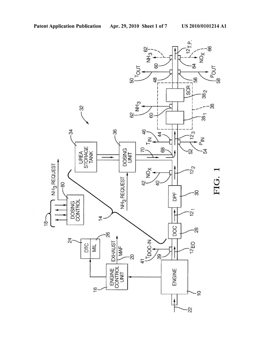 DIAGNOSTIC METHODS FOR SELECTIVE CATALYTIC REDUCTION (SCR) EXHAUST TREATMENT SYSTEM - diagram, schematic, and image 02