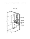 Refrigerator door opening device and refrigerator having the same diagram and image