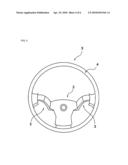 Steering Wheel With Pattern And Method For Manufacturing The Same diagram and image