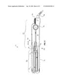 HAIR FLAT IRON WITH LIGHT SOURCE diagram and image