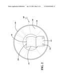 TURBULENT FLOW CONTROL DEVICE FOR FUEL FILLER PIPE diagram and image