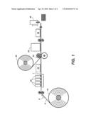 DUAL-WEB APPARATUS FOR FIXING A RADIATION-CURABLE GEL-INK IMAGE ON A SUBSTRATE diagram and image