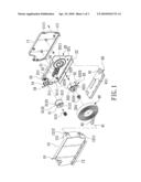 DESKTOP DOUBLE-SIDED ADHESIVE TAPE DISPENSER diagram and image