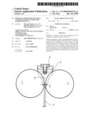 OPERATING METHOD FOR TWIN-ROLL CASTING MACHINE, AND SIDE WEIR SUPPORTING DEVICE diagram and image