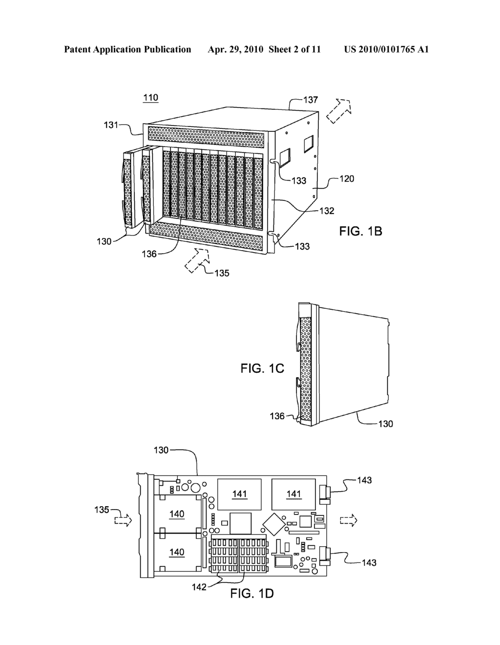 LIQUID COOLING APPARATUS AND METHOD FOR COOLING BLADES OF AN ELECTRONIC SYSTEM CHASSIS - diagram, schematic, and image 03