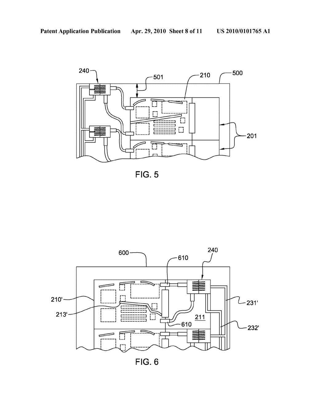 LIQUID COOLING APPARATUS AND METHOD FOR COOLING BLADES OF AN ELECTRONIC SYSTEM CHASSIS - diagram, schematic, and image 09