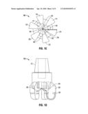 Combination coring bit and drill bit using fixed cutter PDC cutters diagram and image