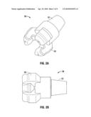 Combination coring bit and drill bit using fixed cutter PDC cutters diagram and image