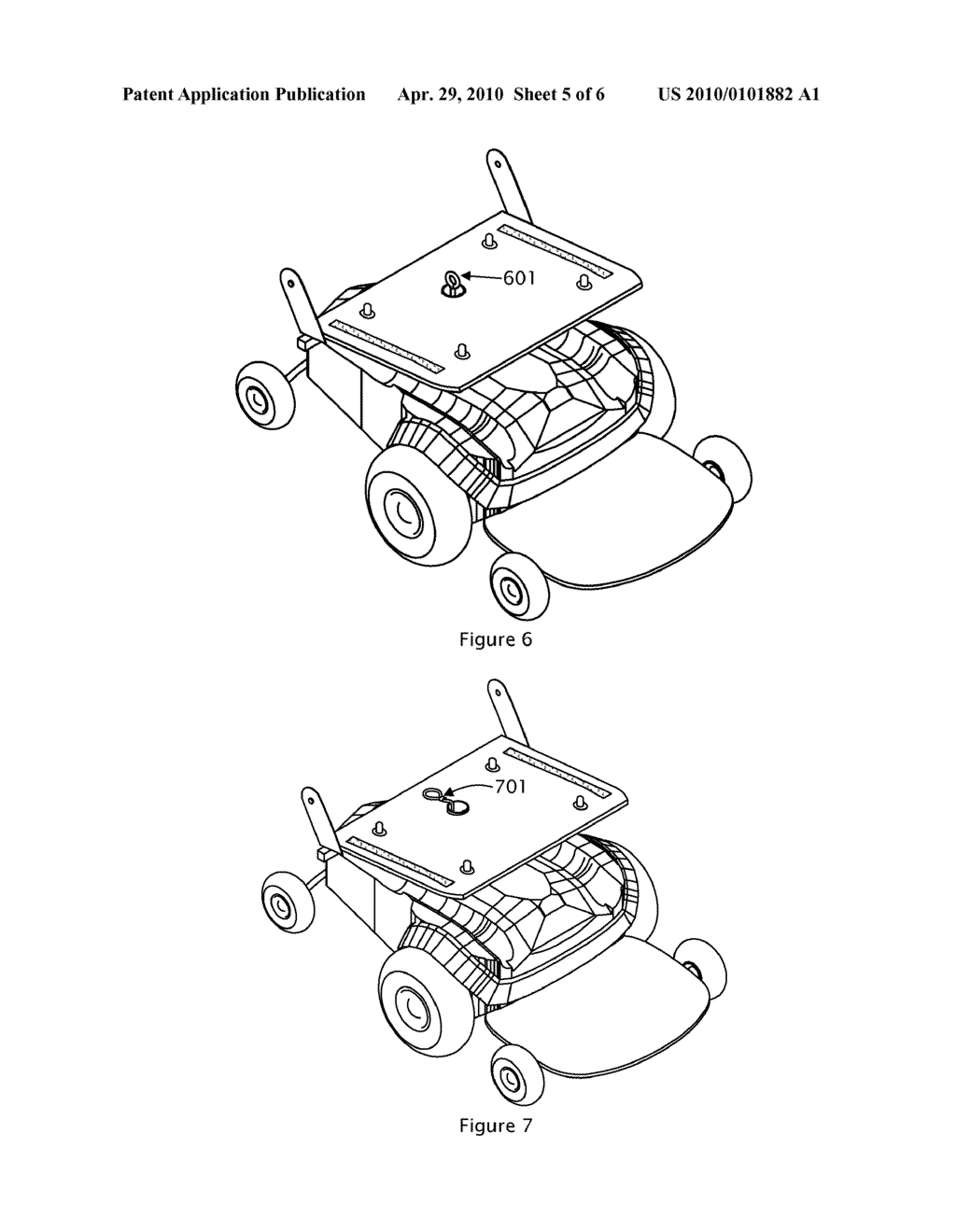 Portable Powered Mobility Device with Removable Cushions To Improve Foldability - diagram, schematic, and image 06