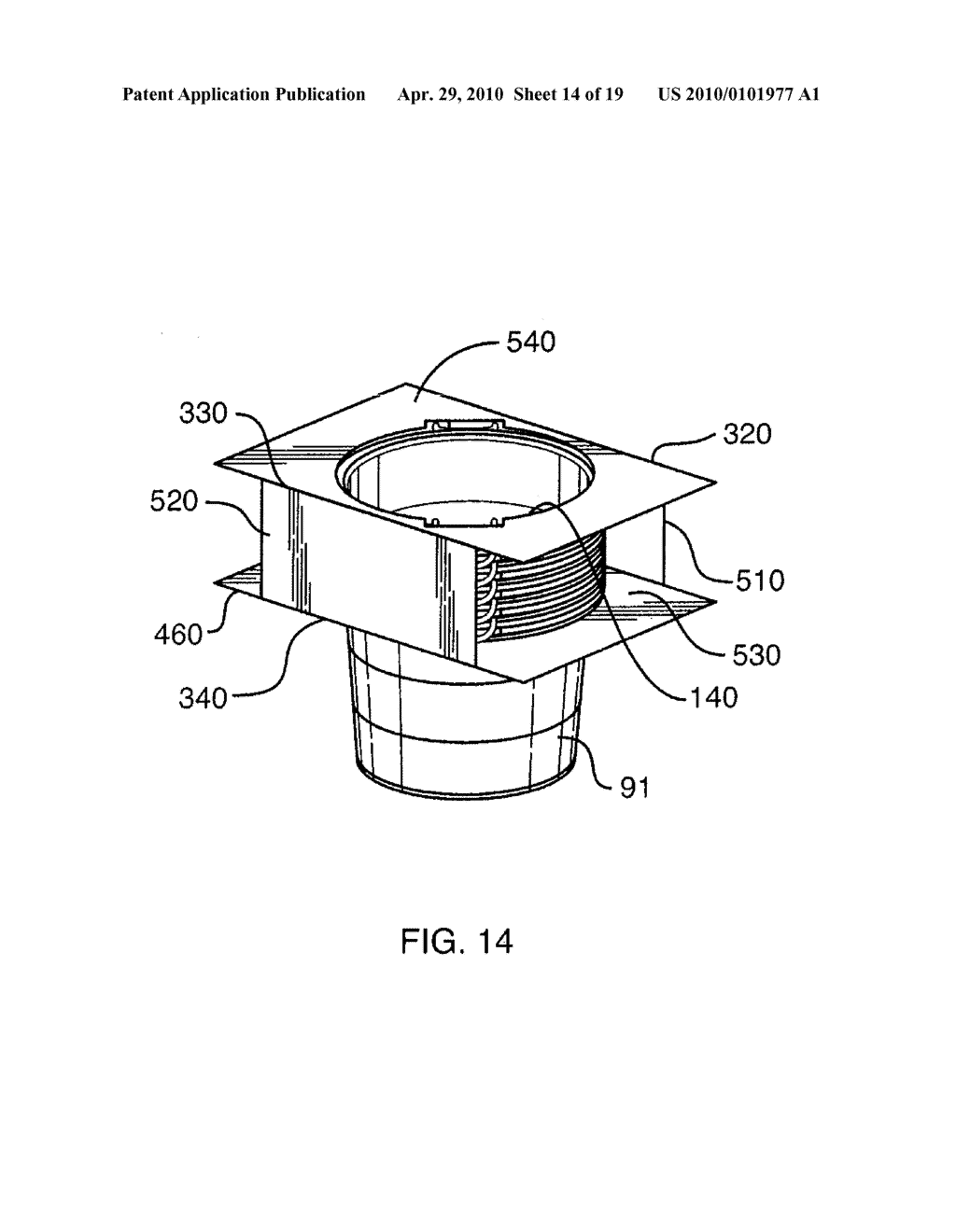 Stackable Packaging For Lipped Containers - diagram, schematic, and image 15