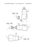 Launchable beverage container concepts diagram and image