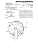 Container lid with pivoting gate valve and linear actuator diagram and image