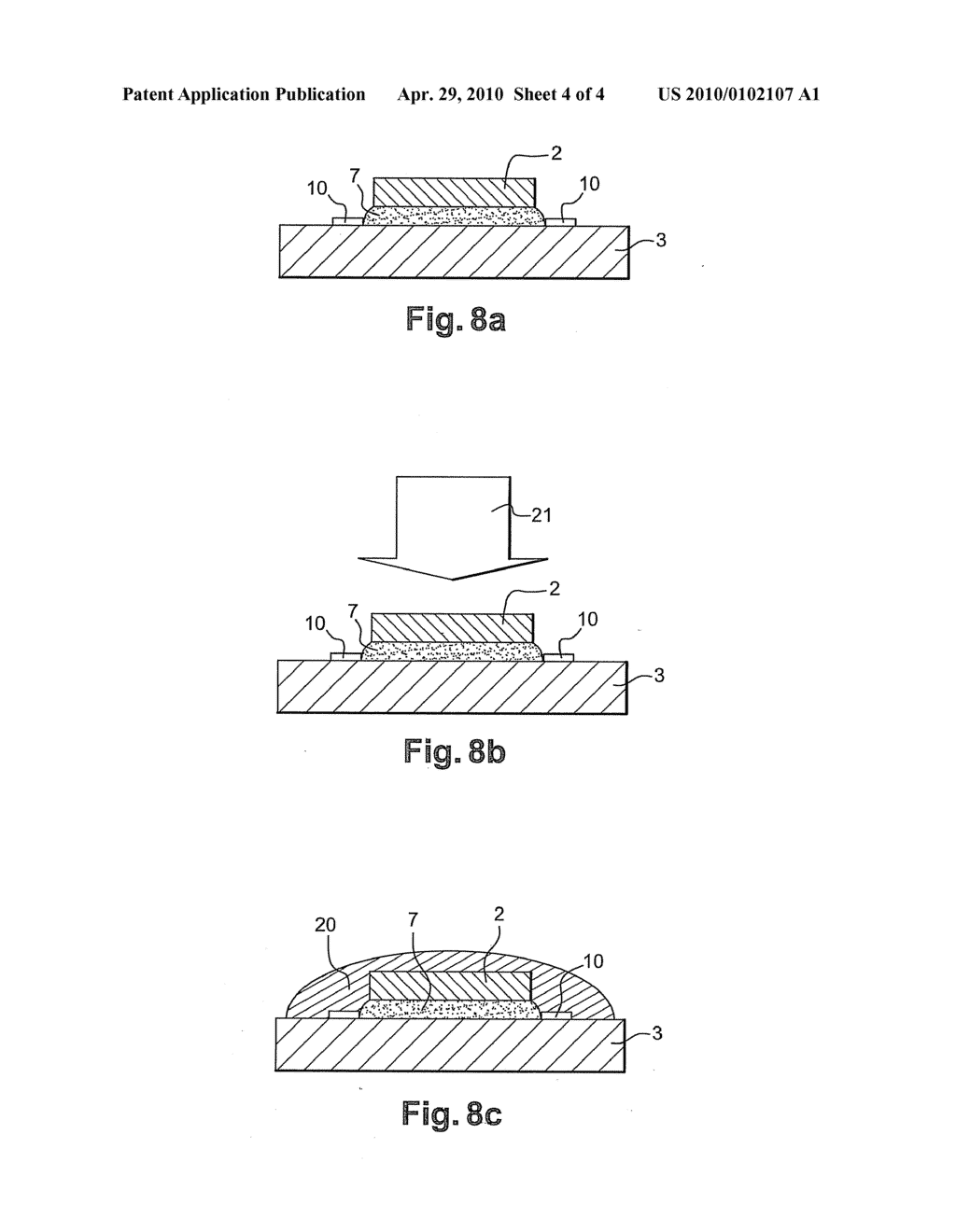 METHOD FOR COATING TWO ELEMENTS HYBRIDIZED BY MEANS OF A SOLDERING MATERIAL - diagram, schematic, and image 05