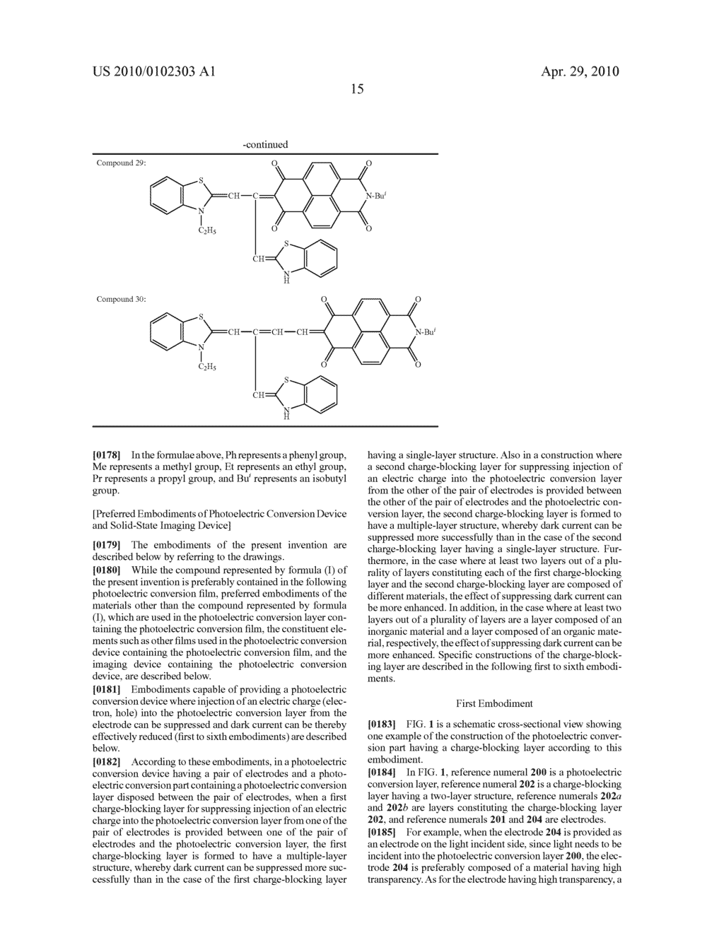 ORGANIC SEMICONDUCTOR, PHOTOELECTRIC CONVERSION DEVICE, IMAGING DEVICE AND NOVEL COMPOUNDS - diagram, schematic, and image 30