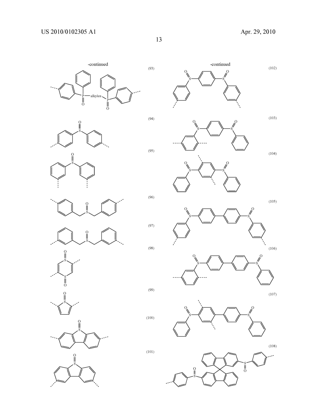 MATERIALS FOR ELECTROLUMINESCENCE AND THE UTILIZATION THEREOF - diagram, schematic, and image 14