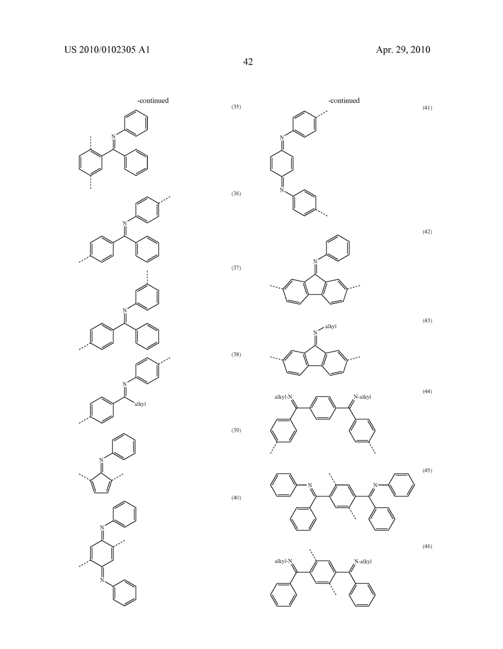 MATERIALS FOR ELECTROLUMINESCENCE AND THE UTILIZATION THEREOF - diagram, schematic, and image 43