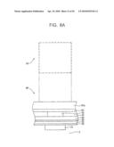 Semiconductor device, semiconductor module, and electronic apparatus including process monitoring pattern overlapping with I/O pad diagram and image