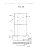 Semiconductor device, semiconductor module, and electronic apparatus including process monitoring pattern overlapping with I/O pad diagram and image