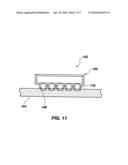 APPARATUS FOR USE IN SEMICONDUCTOR WAFER PROCESSING FOR LATERALLY DISPLACING INDIVIDUAL SEMICONDUCTOR DEVICES AWAY FROM ONE ANOTHER diagram and image