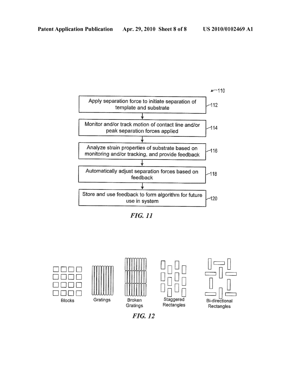 Strain and Kinetics Control During Separation Phase of Imprint Process - diagram, schematic, and image 09