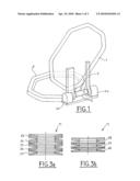 Damping device for a hatch in a military vehicle diagram and image