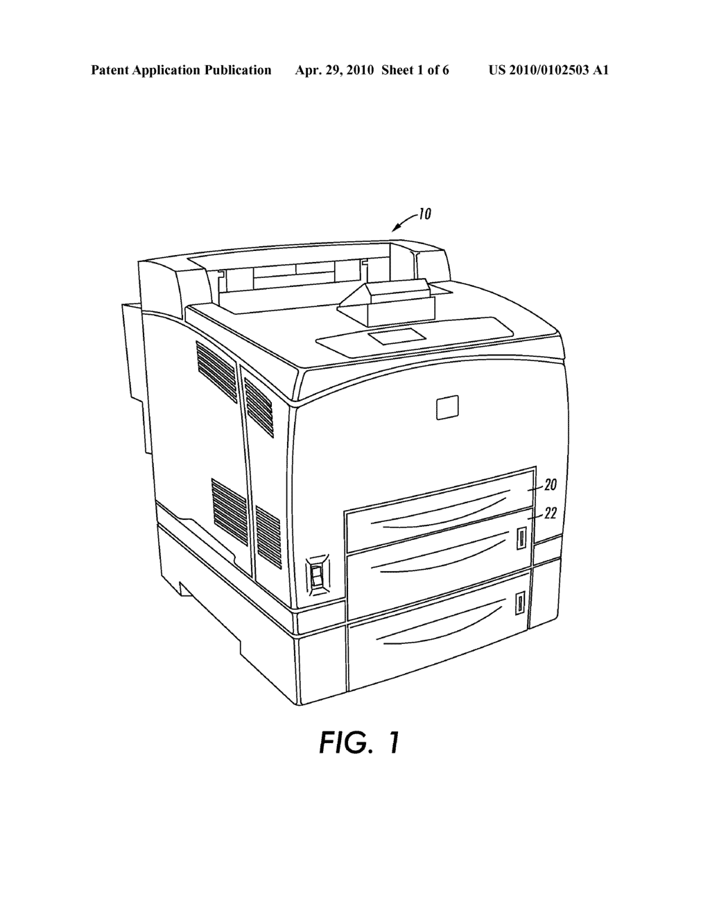 PAPER TRAY LOCKING APPARATUS - diagram, schematic, and image 02