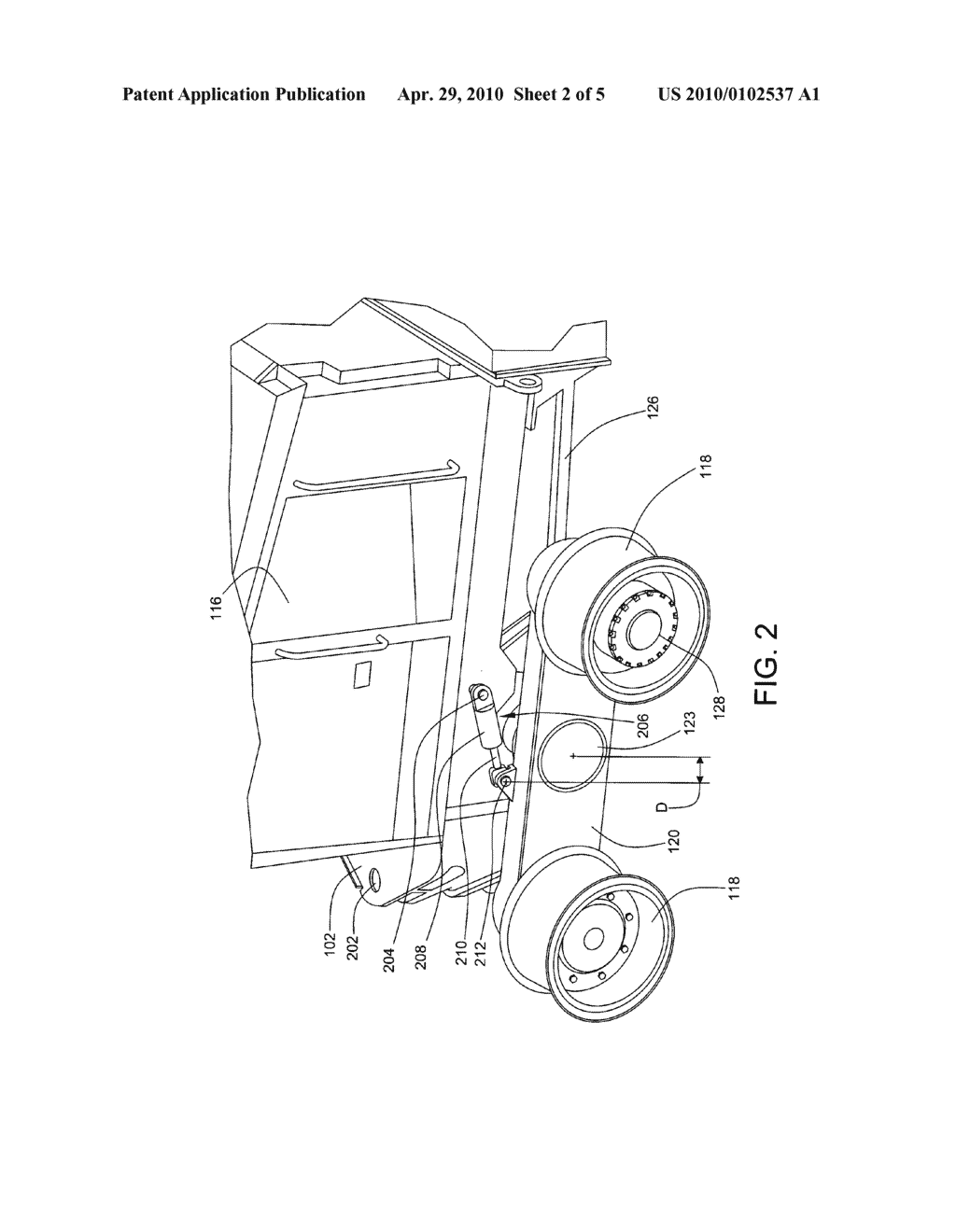 System and method for load balancing in a tandem wheel arrangement - diagram, schematic, and image 03