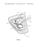 Method for illuminating colors in a backlit driver airbag emblem diagram and image