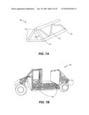 MODULAR VEHICLE AND TRIANGULAR TRUSS SUPPORT SYSTEM THEREFOR diagram and image