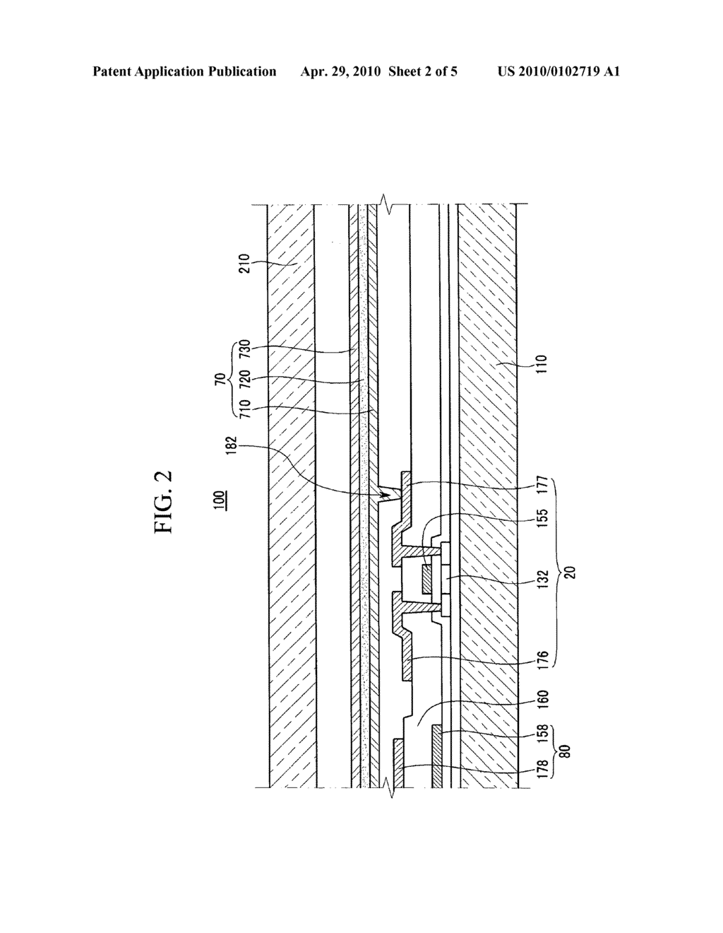 Organic light emitting diode display and method for manufacturing the same - diagram, schematic, and image 03