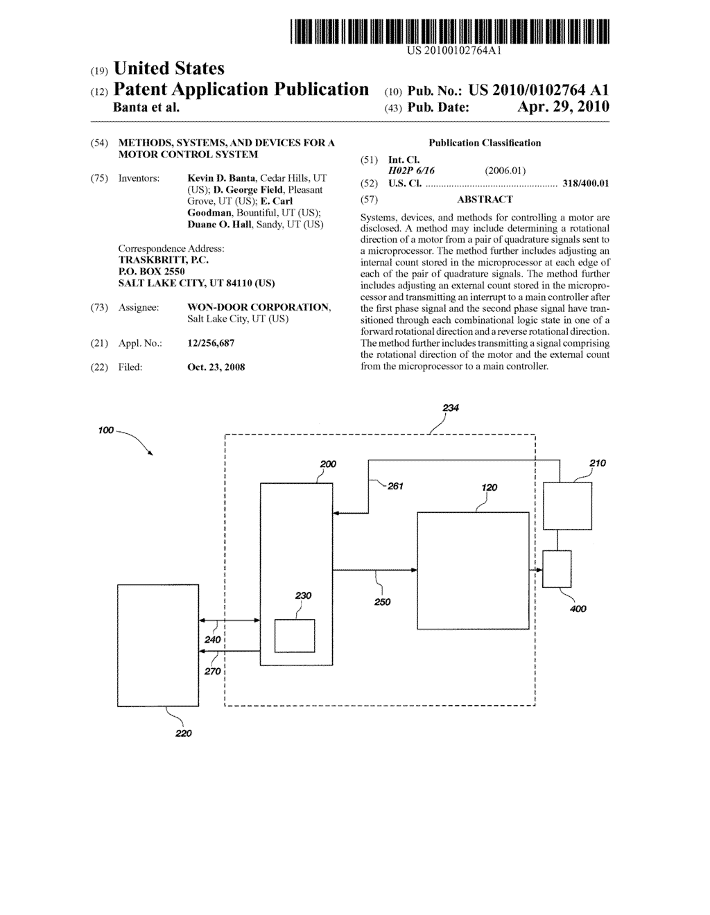 METHODS, SYSTEMS, AND DEVICES FOR A MOTOR CONTROL SYSTEM - diagram, schematic, and image 01