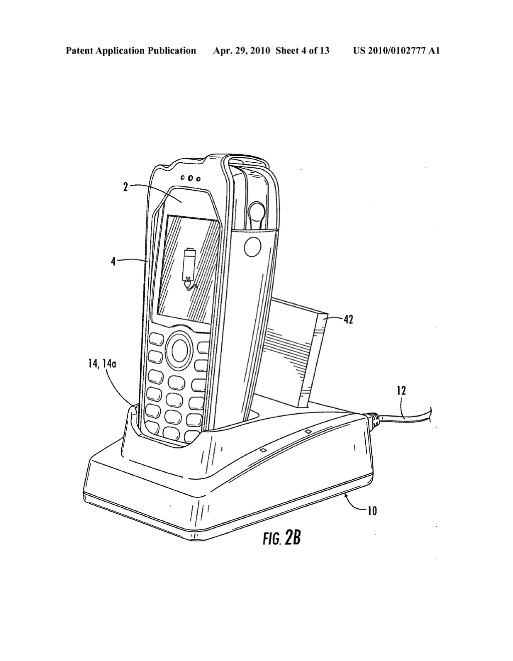 DOCKING CHARGER FOR CHARGING A HAND HELD ELECTRONIC DEVICE WITH OR WITHOUT A PROTECTIVE COVER CASE FITTED THEREON - diagram, schematic, and image 05