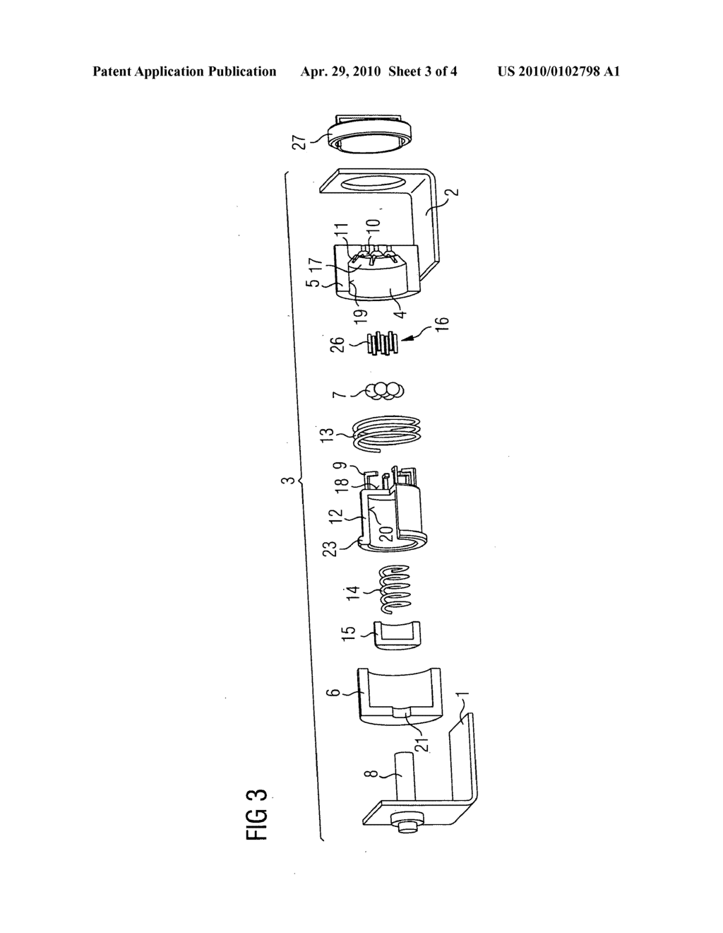 ARRANGEMENT FOR DETECTING THE CHANGE IN A RELATIVE POSITION OF TWO PARTS IN RELATION TO ONE ANOTHER - diagram, schematic, and image 04